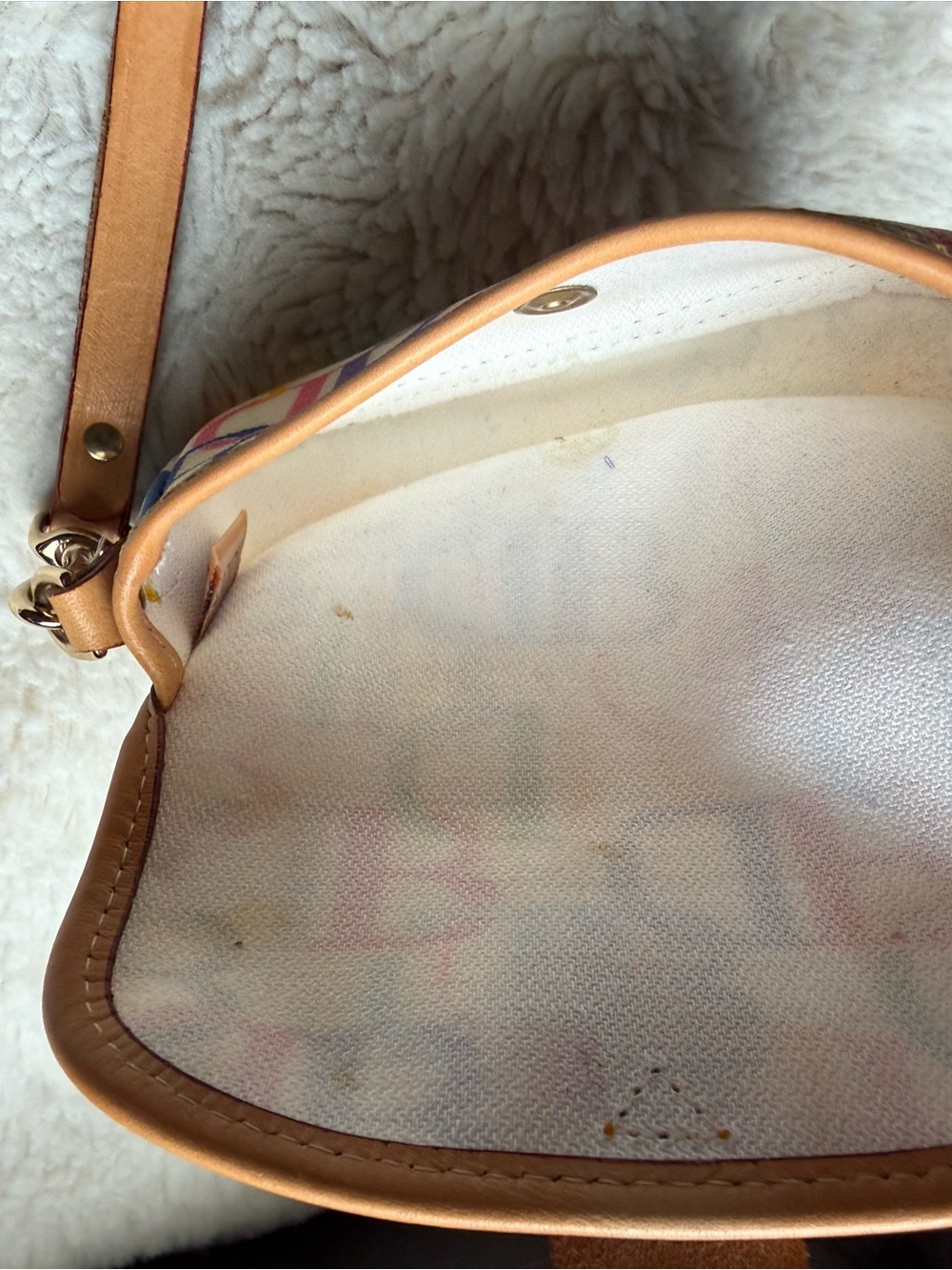 Dooney & Bourke Multicolor Signature Canvas Wristlet GUC - Picture 4 of 4